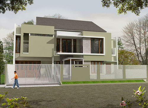 Desain Rumah Minimalis Modern Di Bintaro