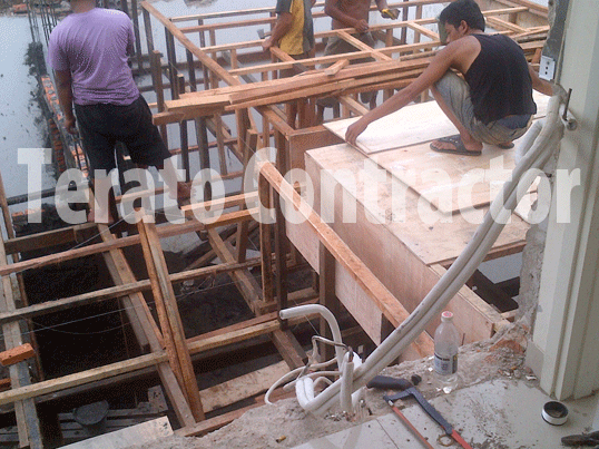 Renovasi rumah bapak Hendra di Greenville Jakarta barat